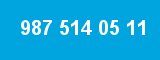 987 514 05 11 987 514 05 11
